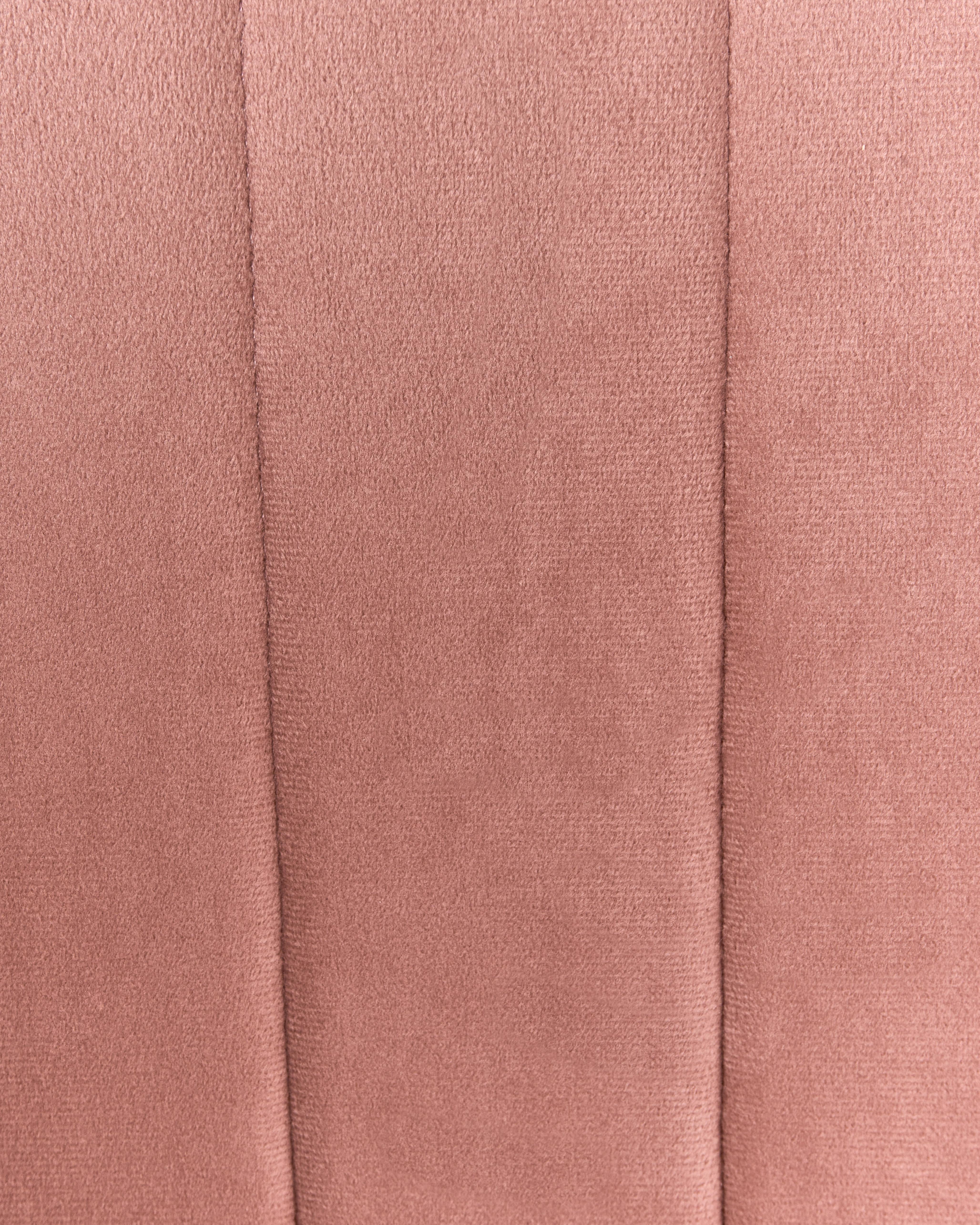Bureaustoel KATONAH Fluweel Roze