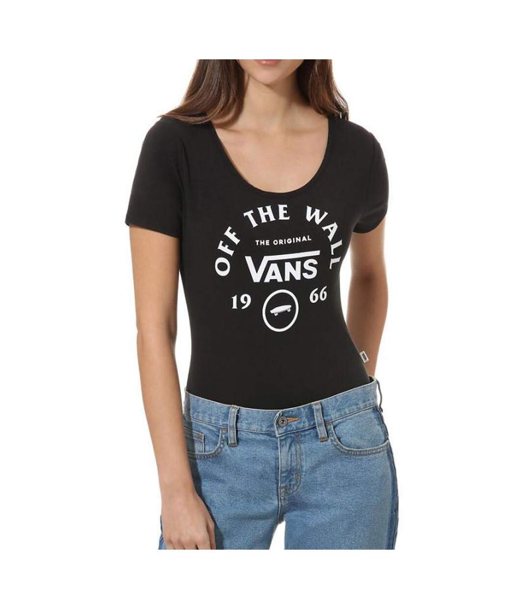 Body noir femme Vans Attendance Bodysuit