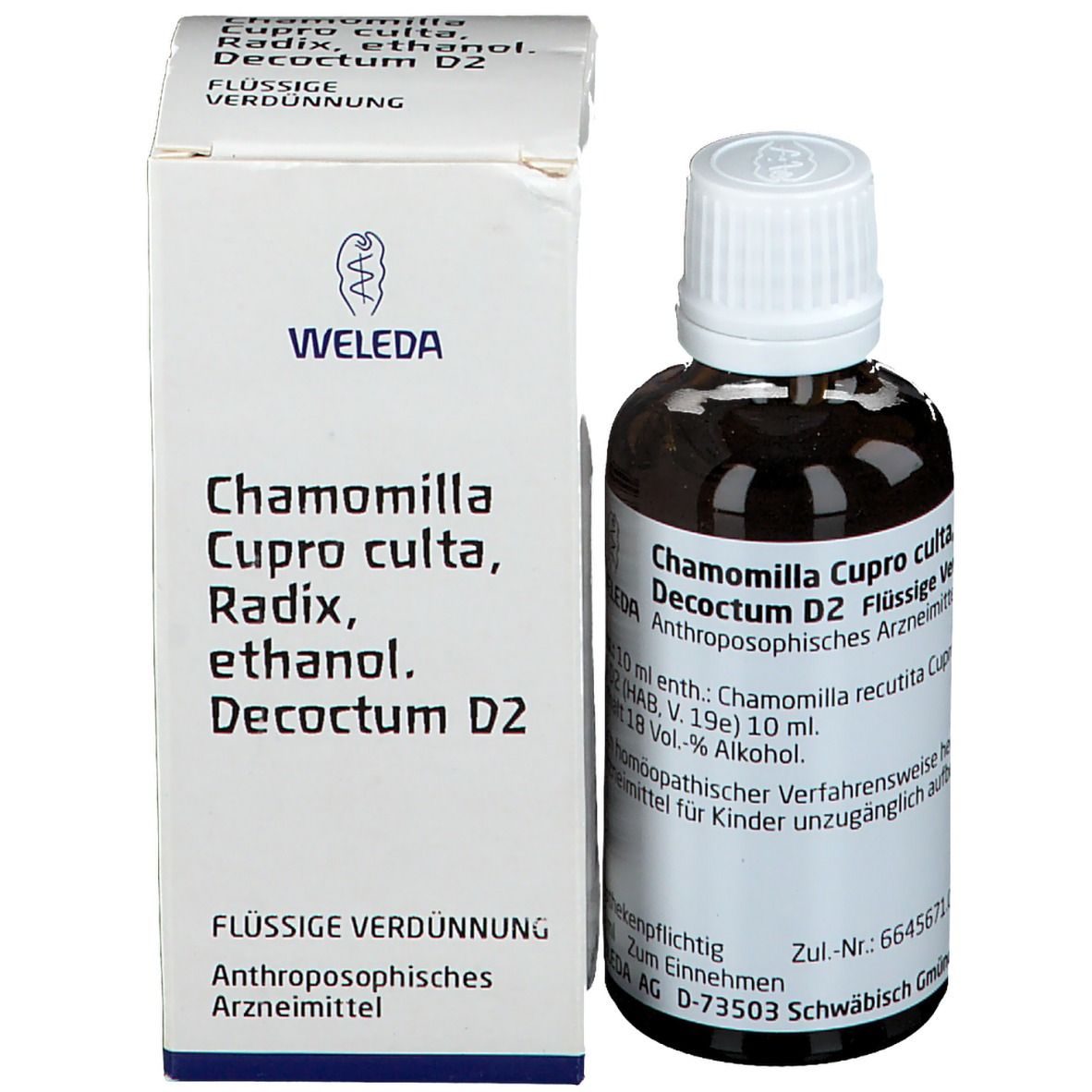 Chamomilla Cupro culta Radix D2