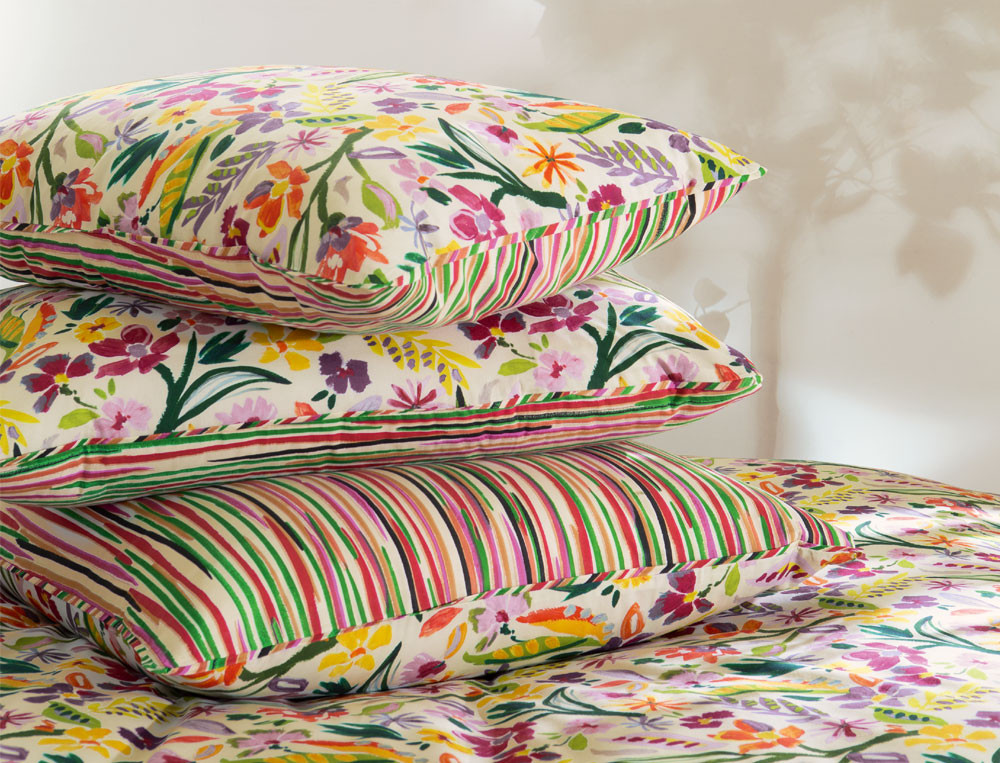 Linge de lit-Jardin d'artiste