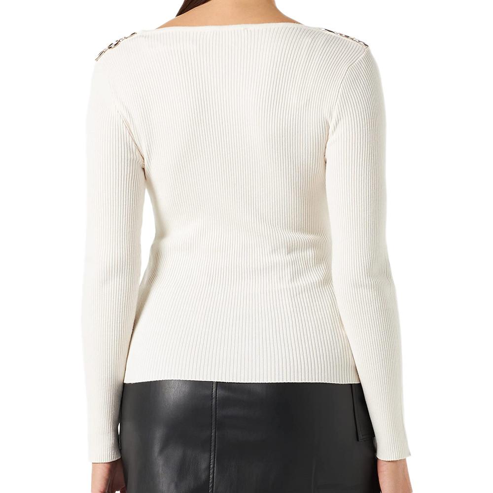 Morgan Pull Écru Femme Morgan Mjun
