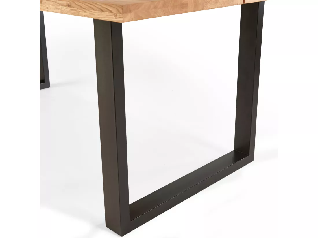 Table à manger en bois 160 x 95 x 75 cm