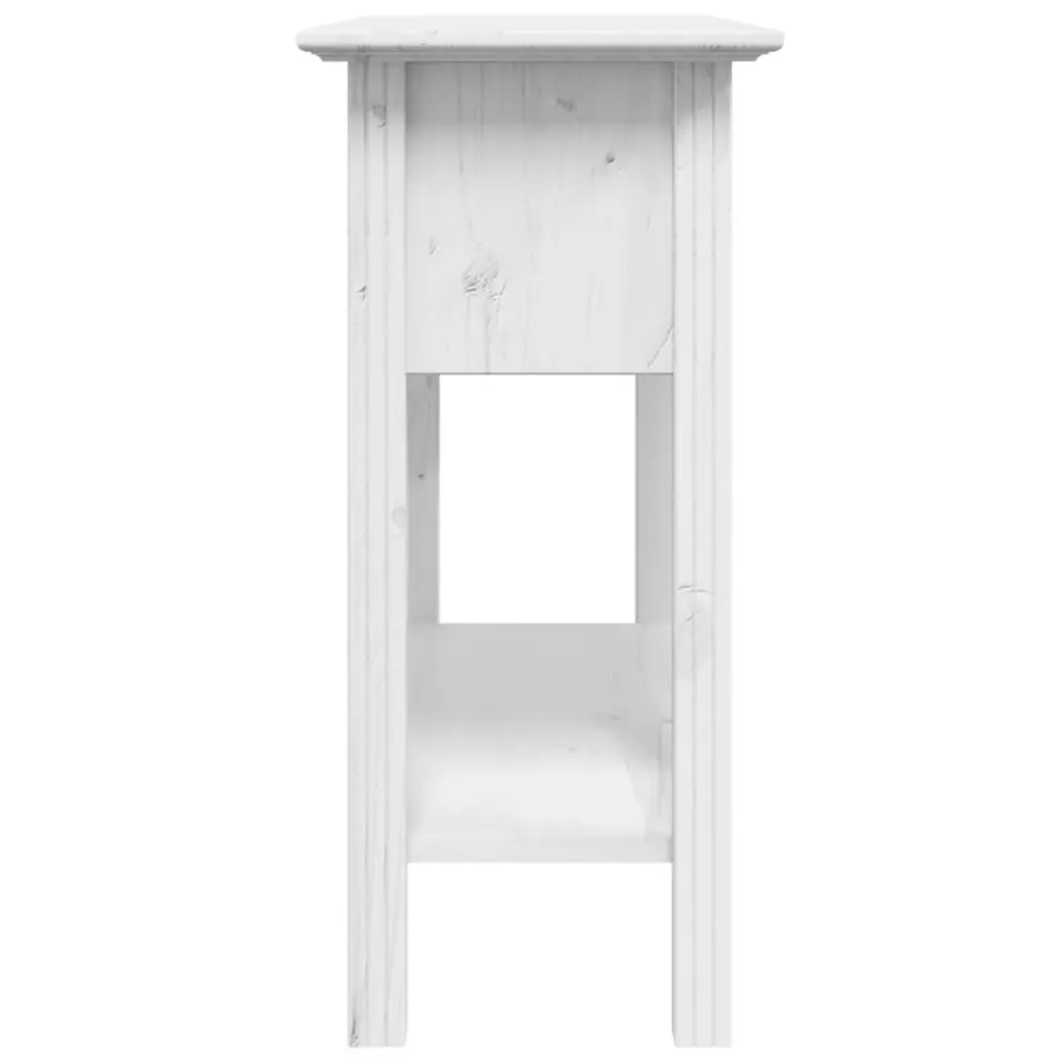 vidaXL - Wandtafel - Wit - Grenenhout