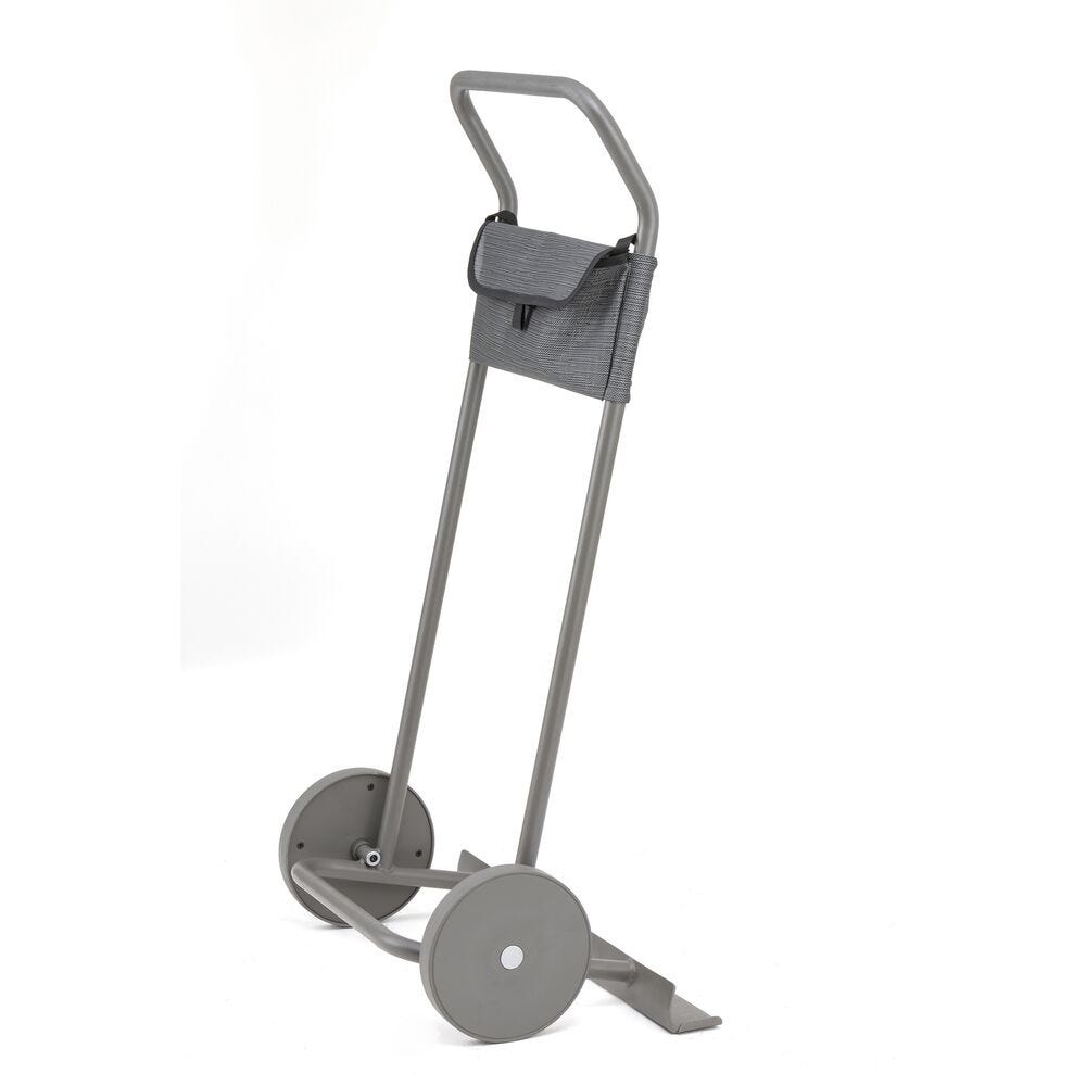 Transportwagen Nestor Trolley Stahl Grau Titane