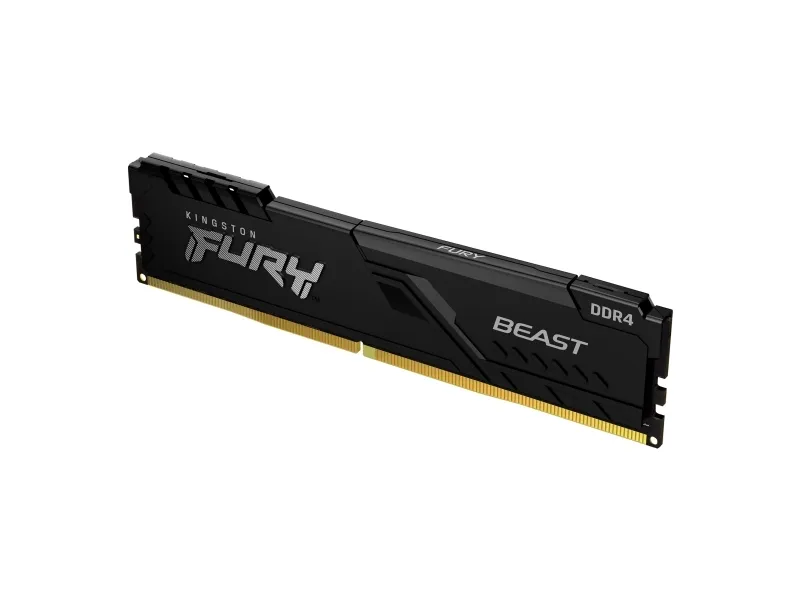 Kingston FURY Beast - DDR4 - sæt - 32 GB: 2 x 16 GB - DIMM 288-PIN - 3600 MT/s / PC4-28800 - CL18 - 1.35 V - ikke bufferet - ikke-ECC - sort