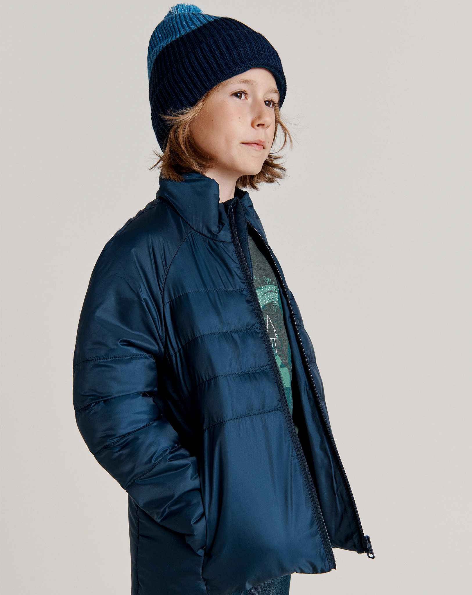 Strick-Beanie PILKE in navy