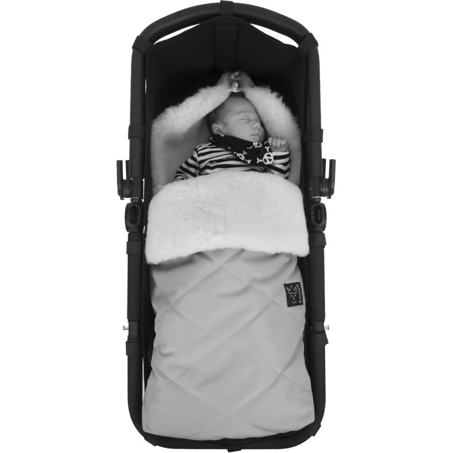 KAISER Winterfußsack Natura grey melange