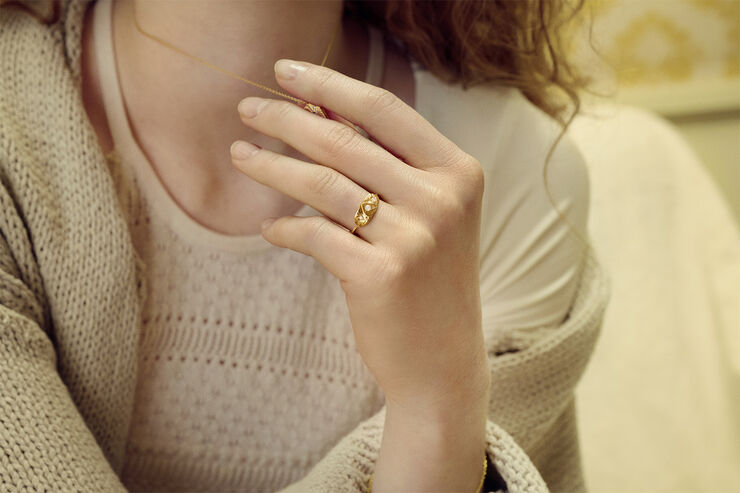 Maanesten AMARIT Ring Gold