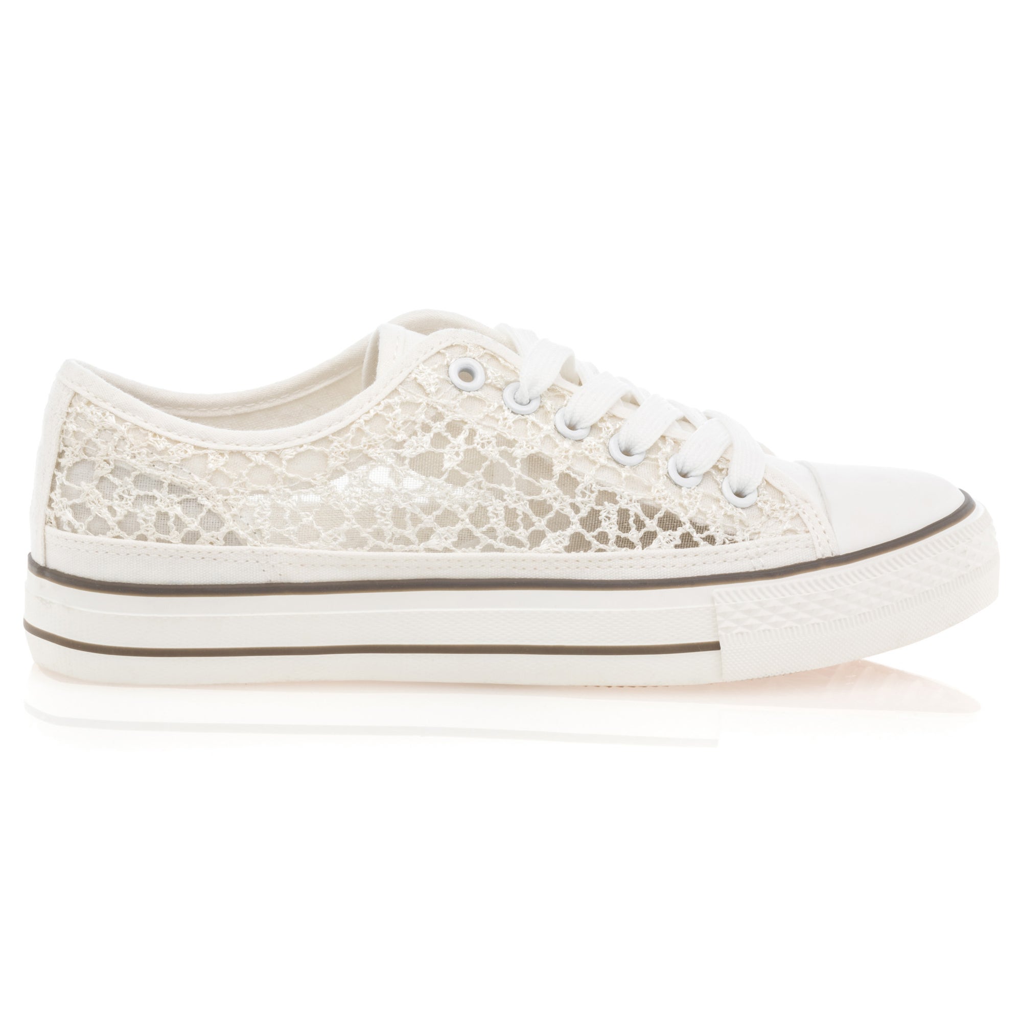 Baskets en toile Femme blanc