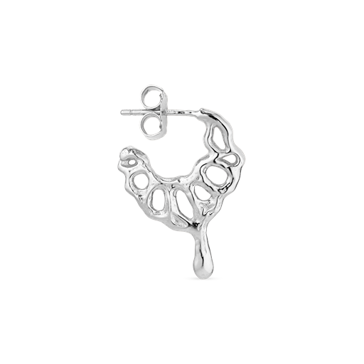 Jane Kønig Butterfly Hoop, Sølv-Left