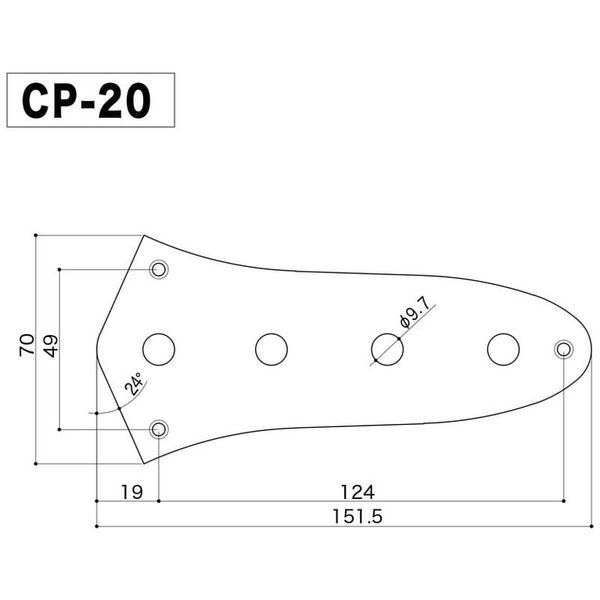 Gotoh CP-20 Control Plate Aged C