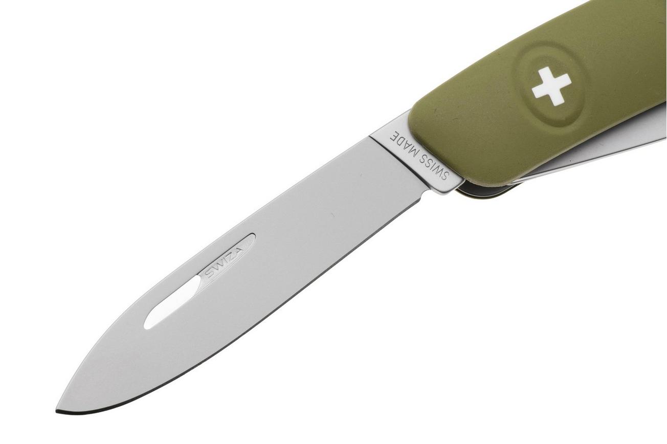 Swiza HO05R-TT AM, KHO.0096.1050, Olive, Zwitsers zakmes, 7 tools