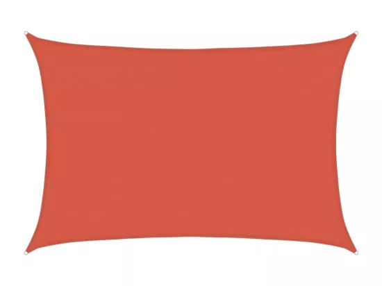 Voile d'ombrage 160 g/m² Terre cuite 5x6 m PEHD