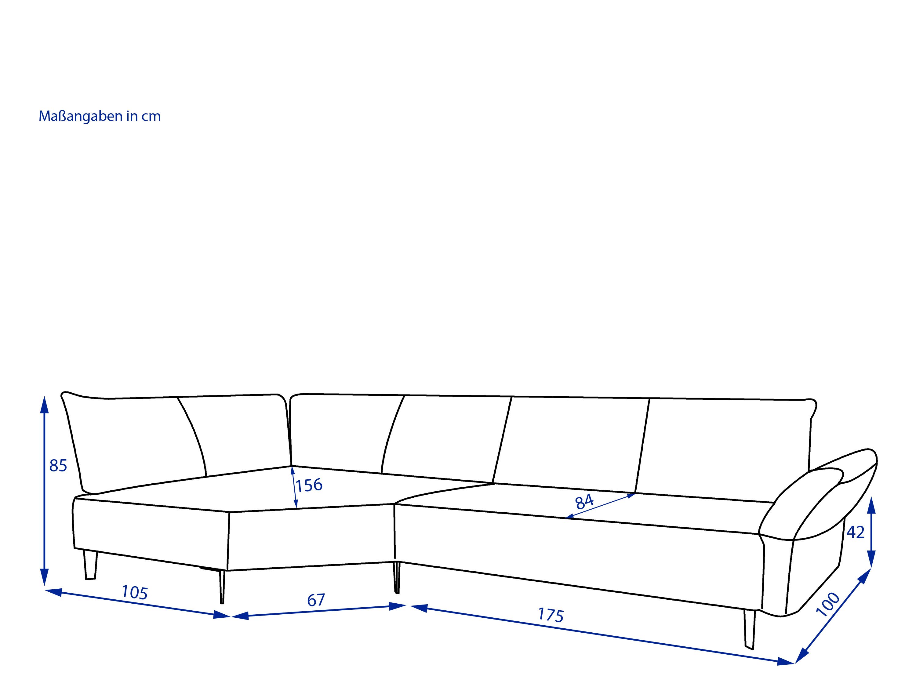 Polsterecke Sofamanufaktur 16660 BONNIE