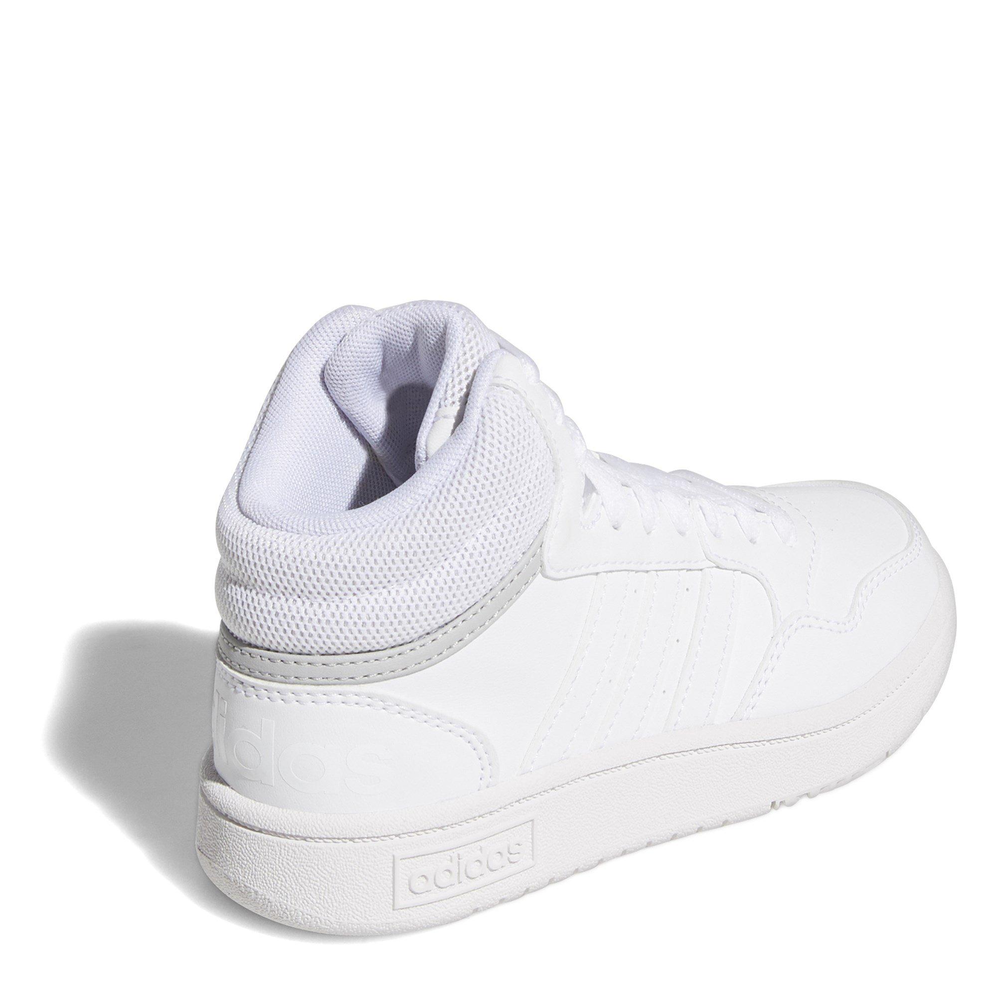 adidas Hoops Mid High Tops Junior Boys