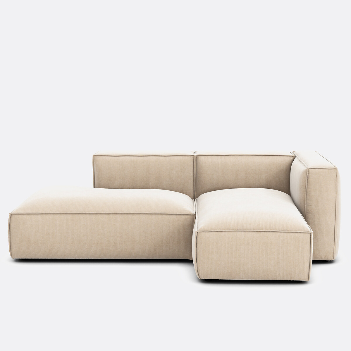 LA REDOUTE INTERIEURS<br>Sofá retangular em veludo vintage Seven