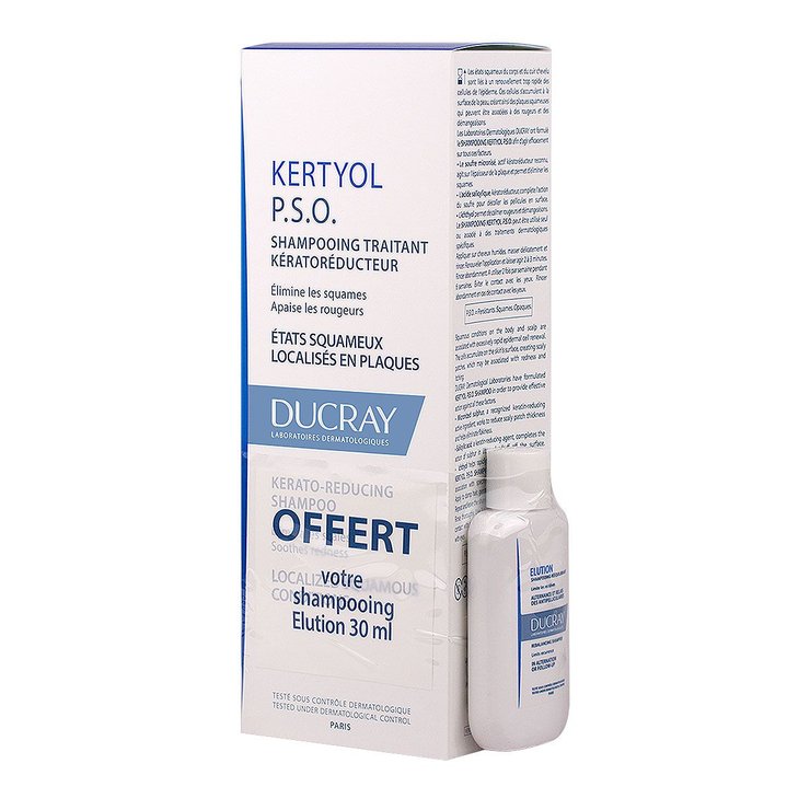 Kertyol PSO shampooing 200ml + shampooing Elution offert