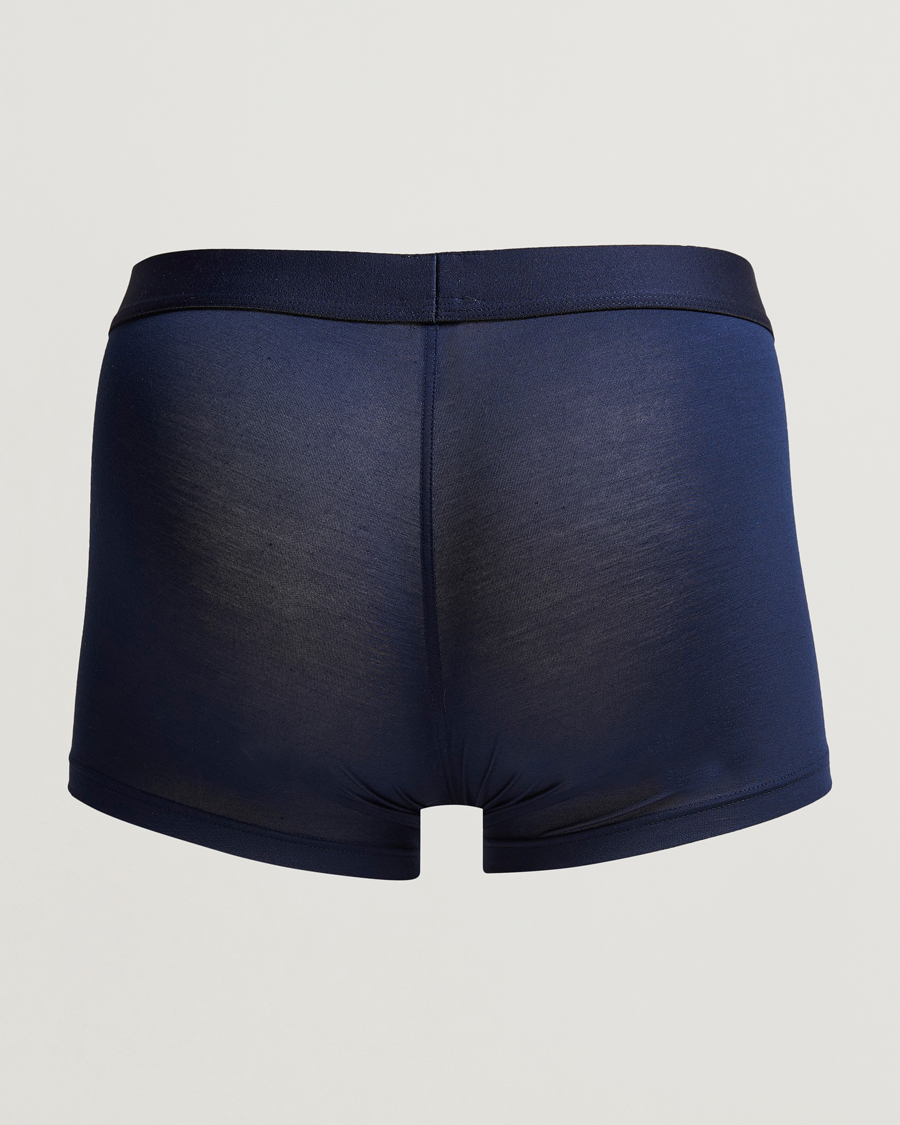 Zimmerli of Switzerland Micro Modal Boxer Briefs Navy