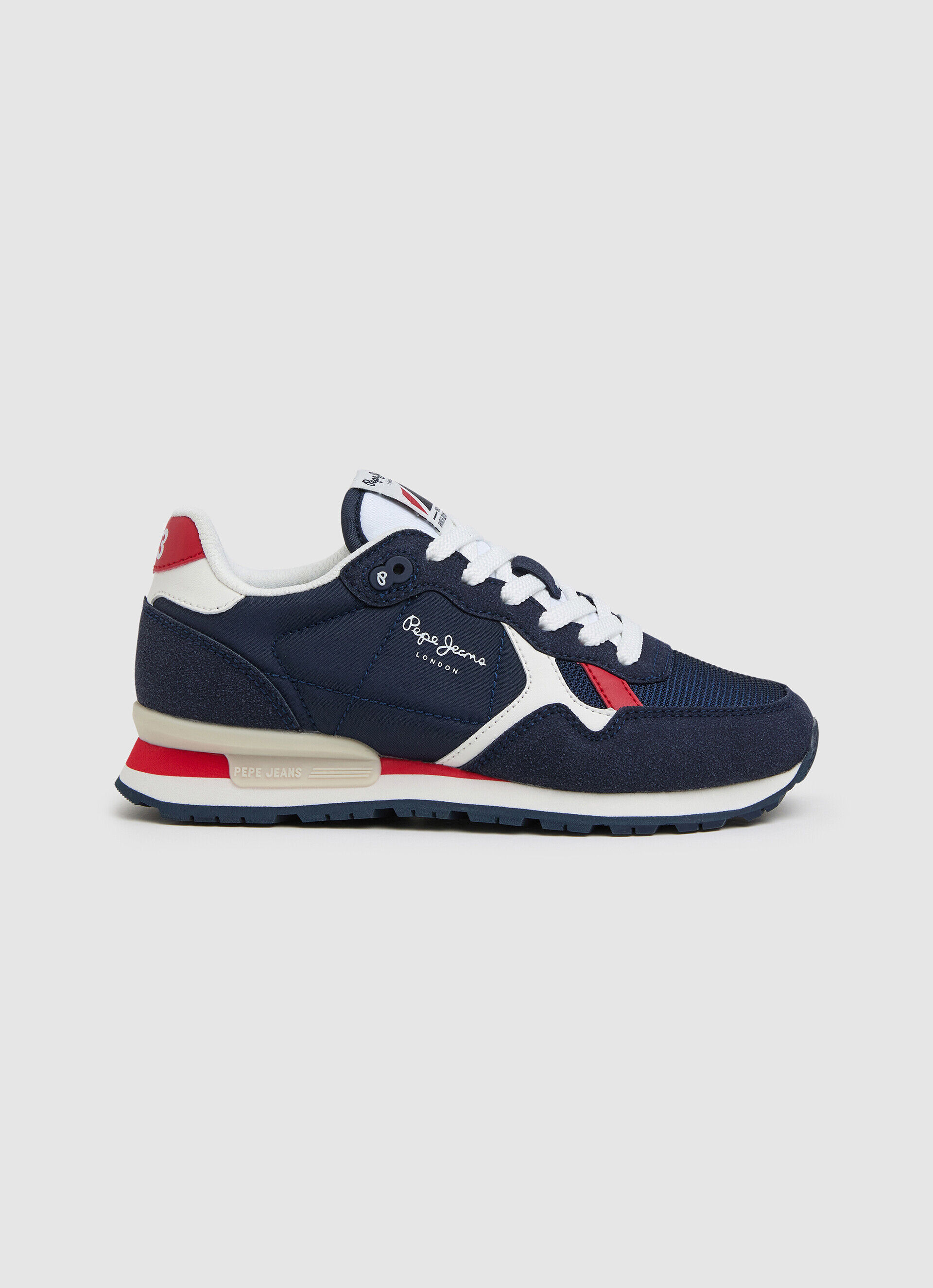 Sapatos combinados BRIT HERITAGE - azul marinho