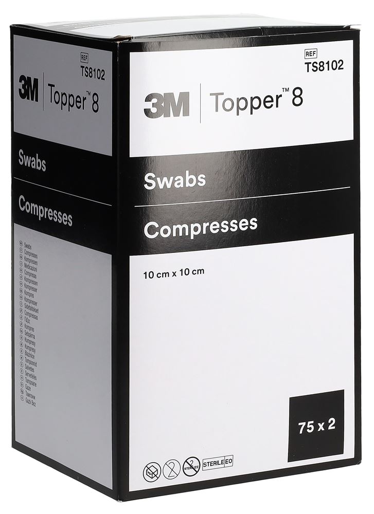 TOPPER NW Kompressen 10x10cm steril 150 Stk