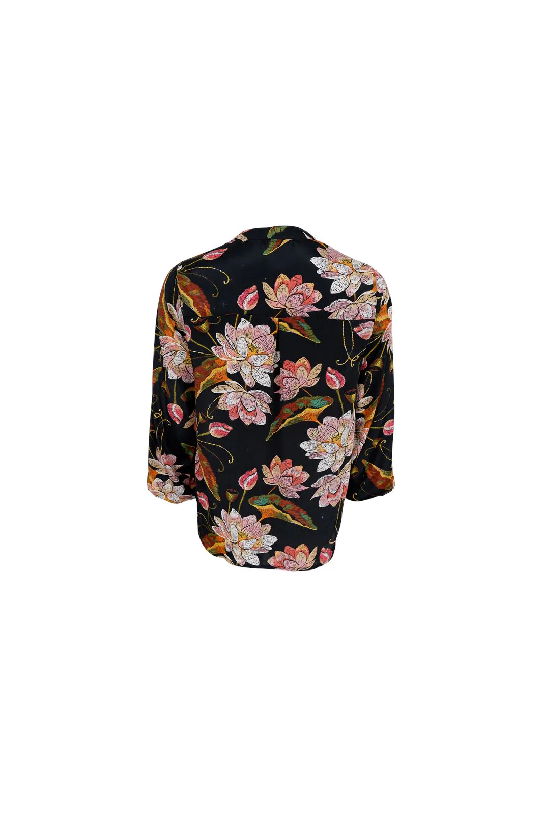 Black Colour Bcluna Blouse deep floral