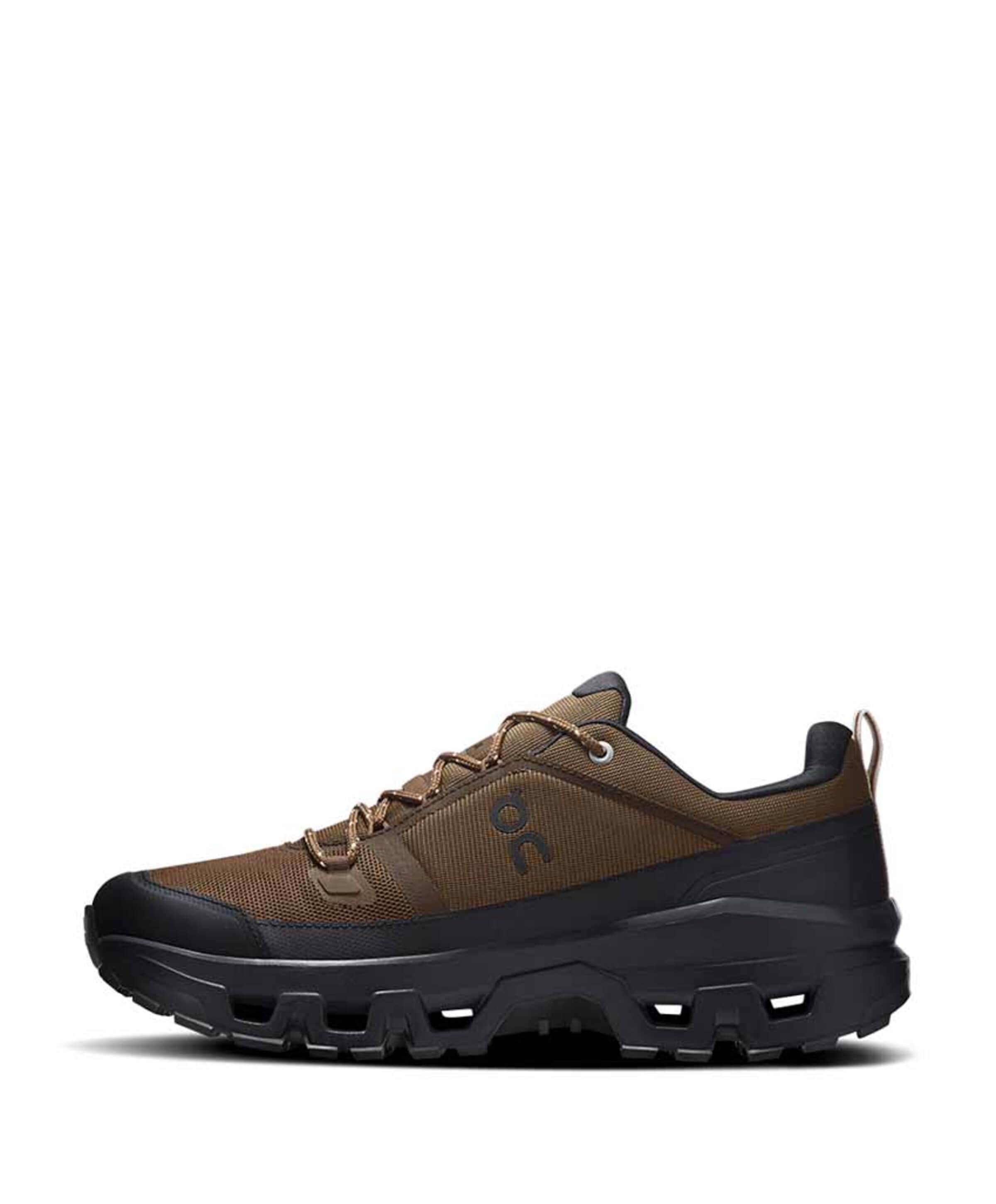 On Cloudrock Low WP Men heren wandelschoenen bruin