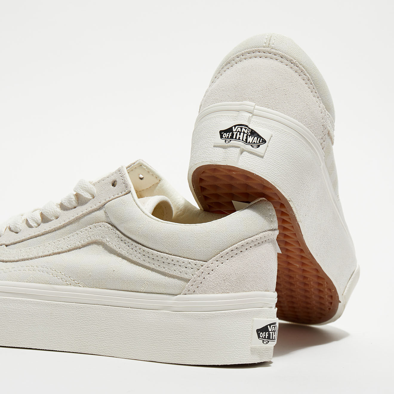 Vans Baskets Old Skool Platfor blanc neige