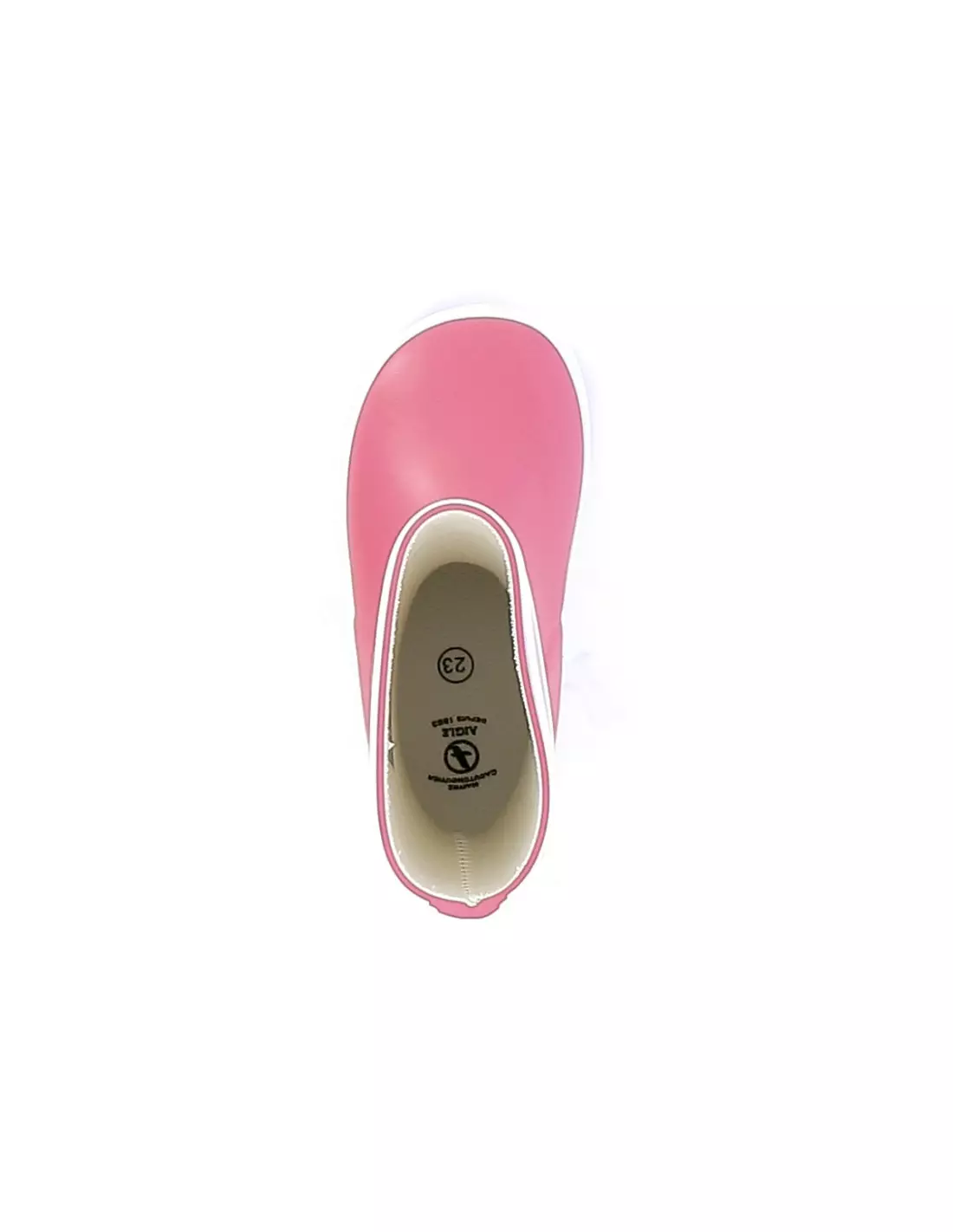 AIGLE BABY FLAC - Bottes Rose