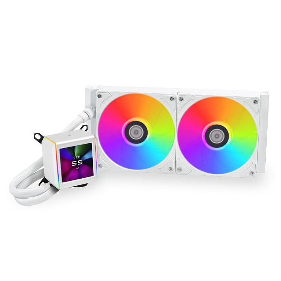 Lian Li Galahad II LCD 280 - Blanc