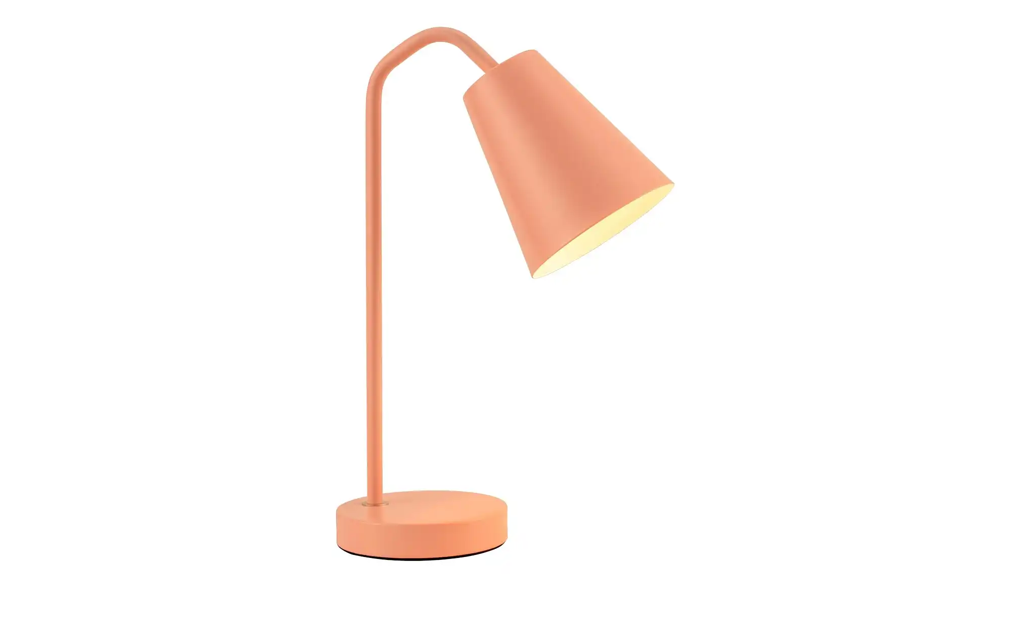 Tischleuchte, 1-flammig, Metall/ rosa