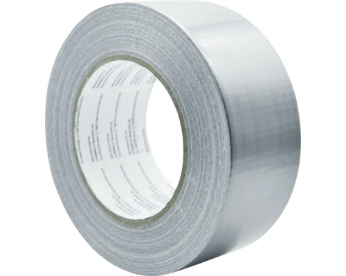 Zilveren textieltape 50 mm x 50 m
