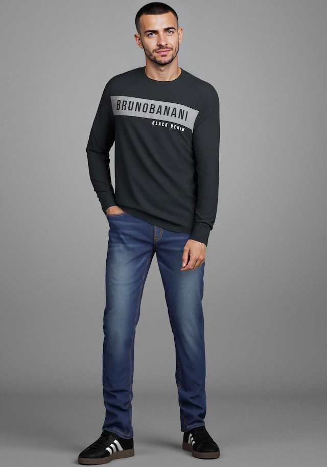 Bruno Banani Straight-Jeans »Hutch«, gerade Beinform,  teilweise mit modischen Destroyed-Effekten,