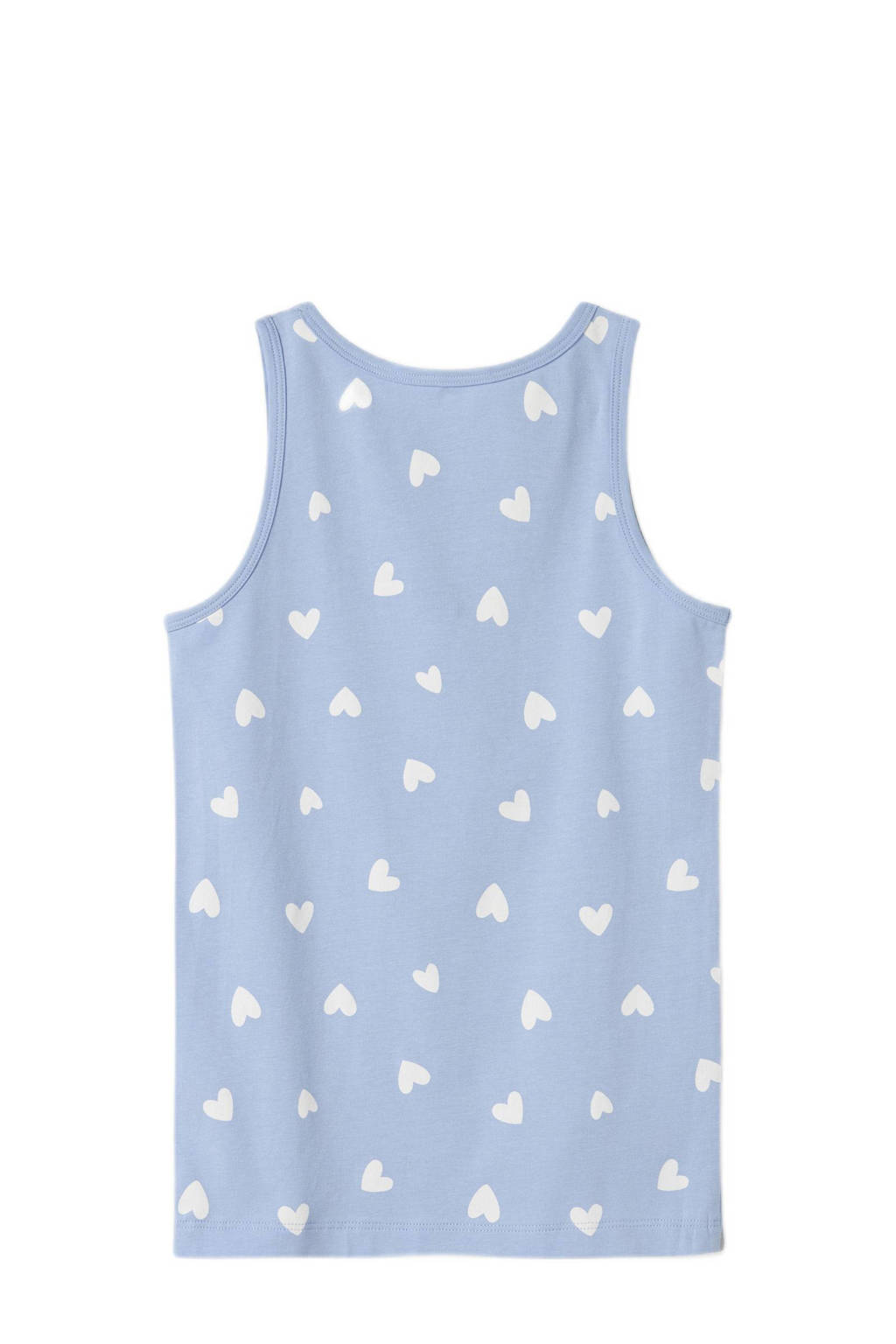 hemd - set van 4 zachtblauw/donkerblauw/roze