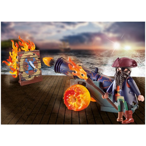 Pirate et canon de feu Playmobil Pirate 71189