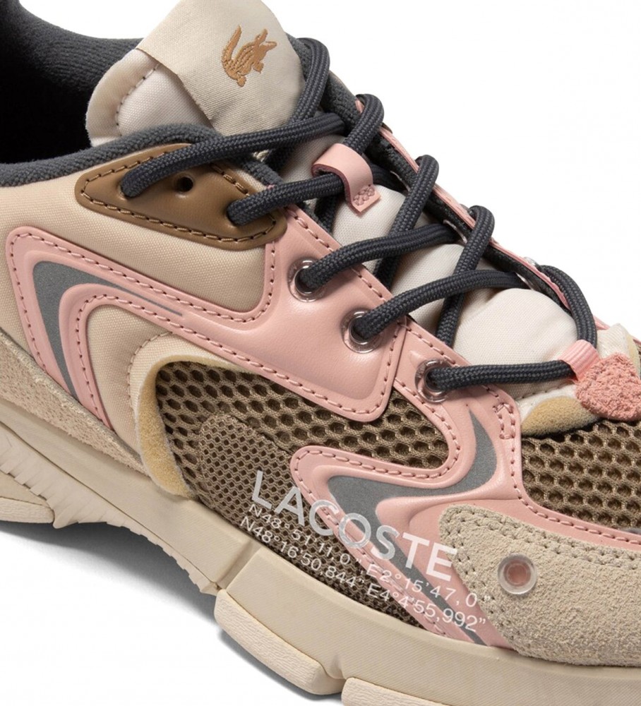 Tênis Lacoste L003 Neo Textile Colour Pop marrom