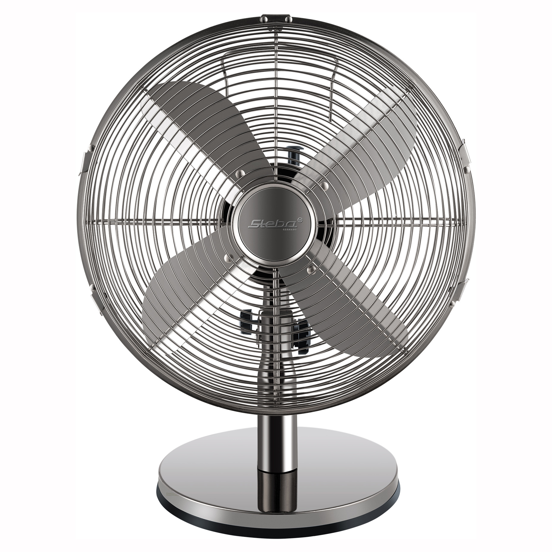 STEBA Tischventilator - silber - 3 Leistungsstufen