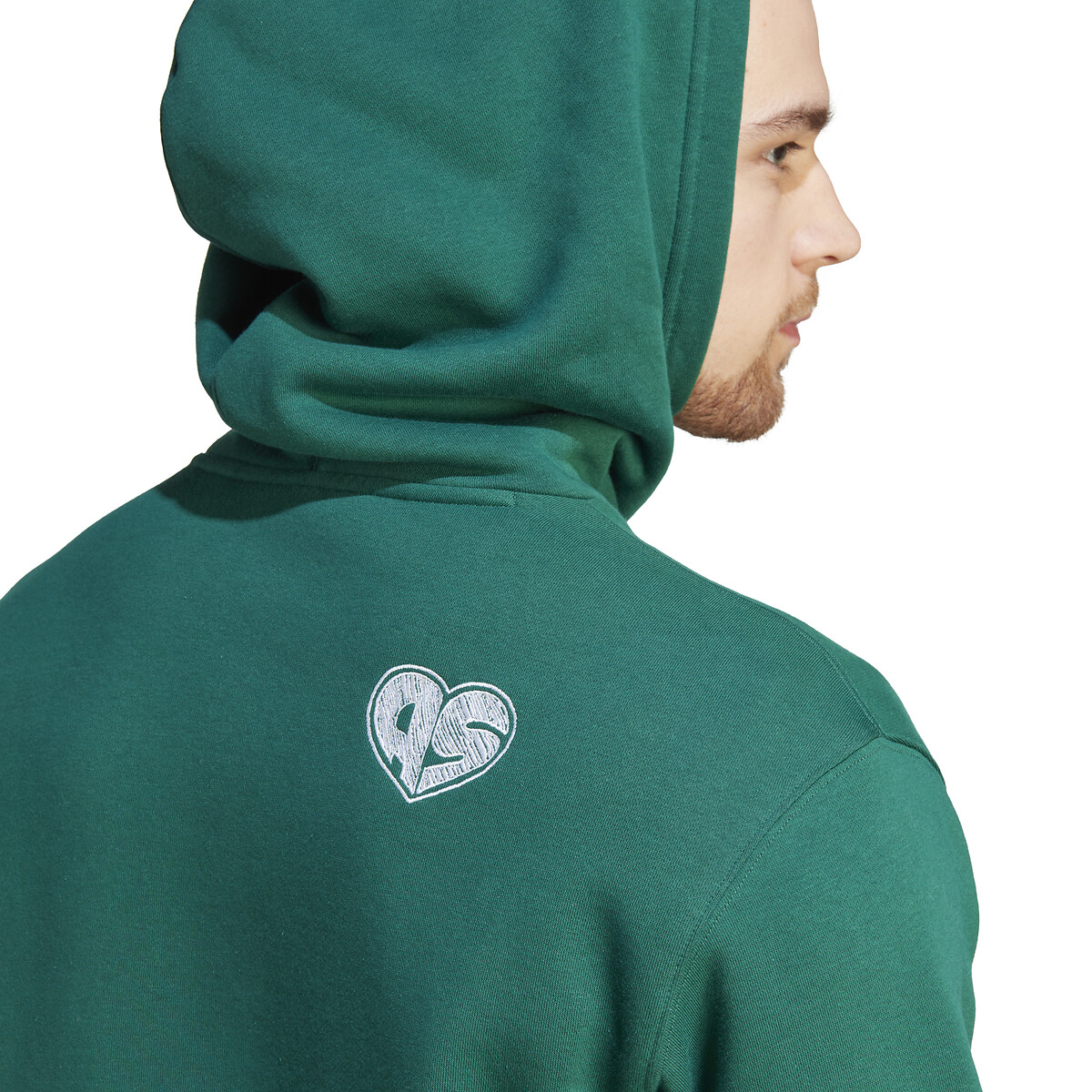 ROUPAS ESPORTIVAS ADIDAS<br>Moletom com capuz de tecido