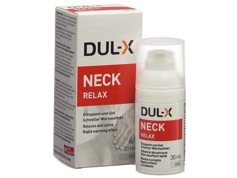 Dul-X Neck Relax Gel Dispenser 30 ml Gel bei Nacken- und Schulterschmerzen