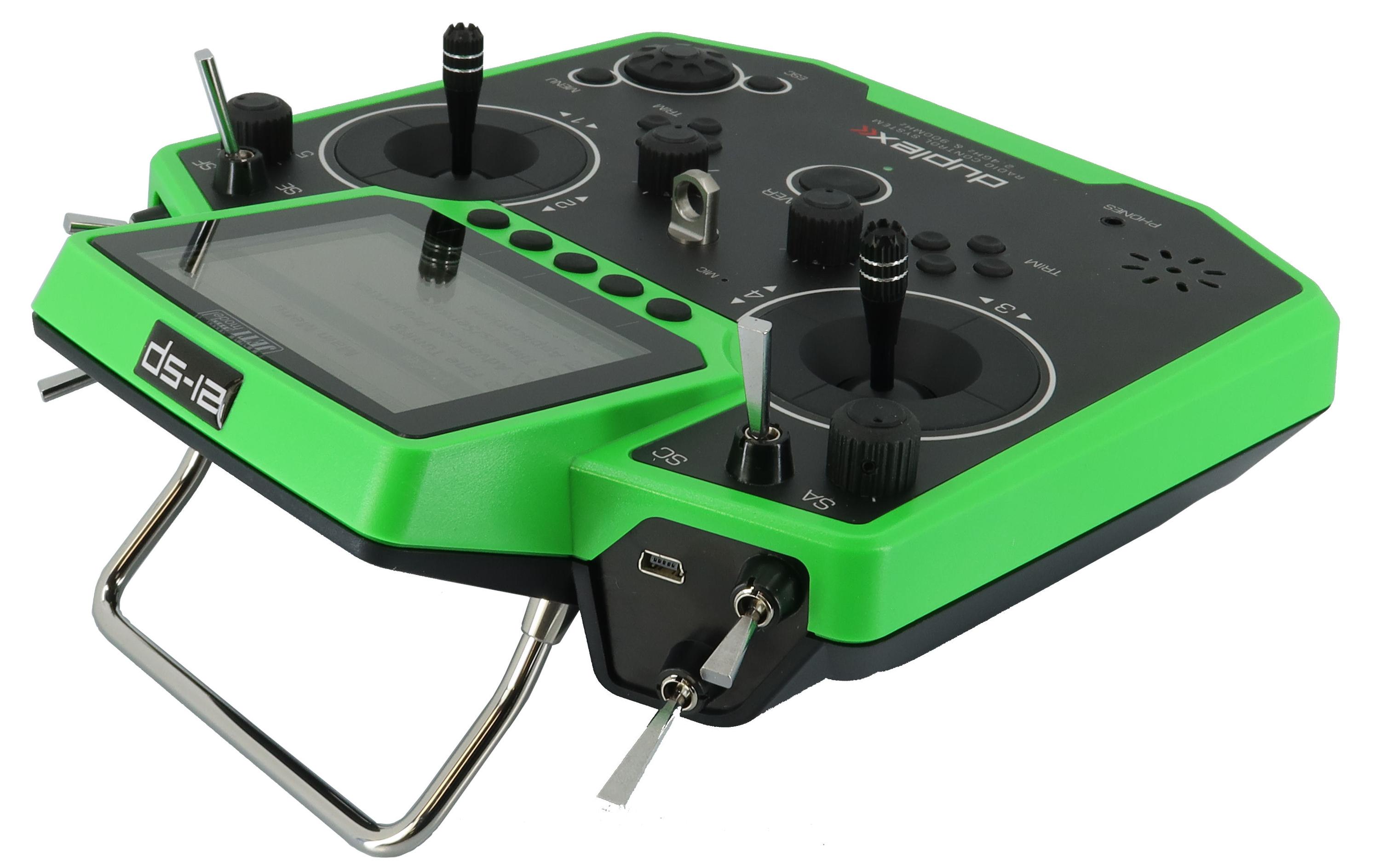 Fernsteuerung Duplex DS-12 EX Grün<br>Handlicher Jeti Duplex 2.4 GHz Sender