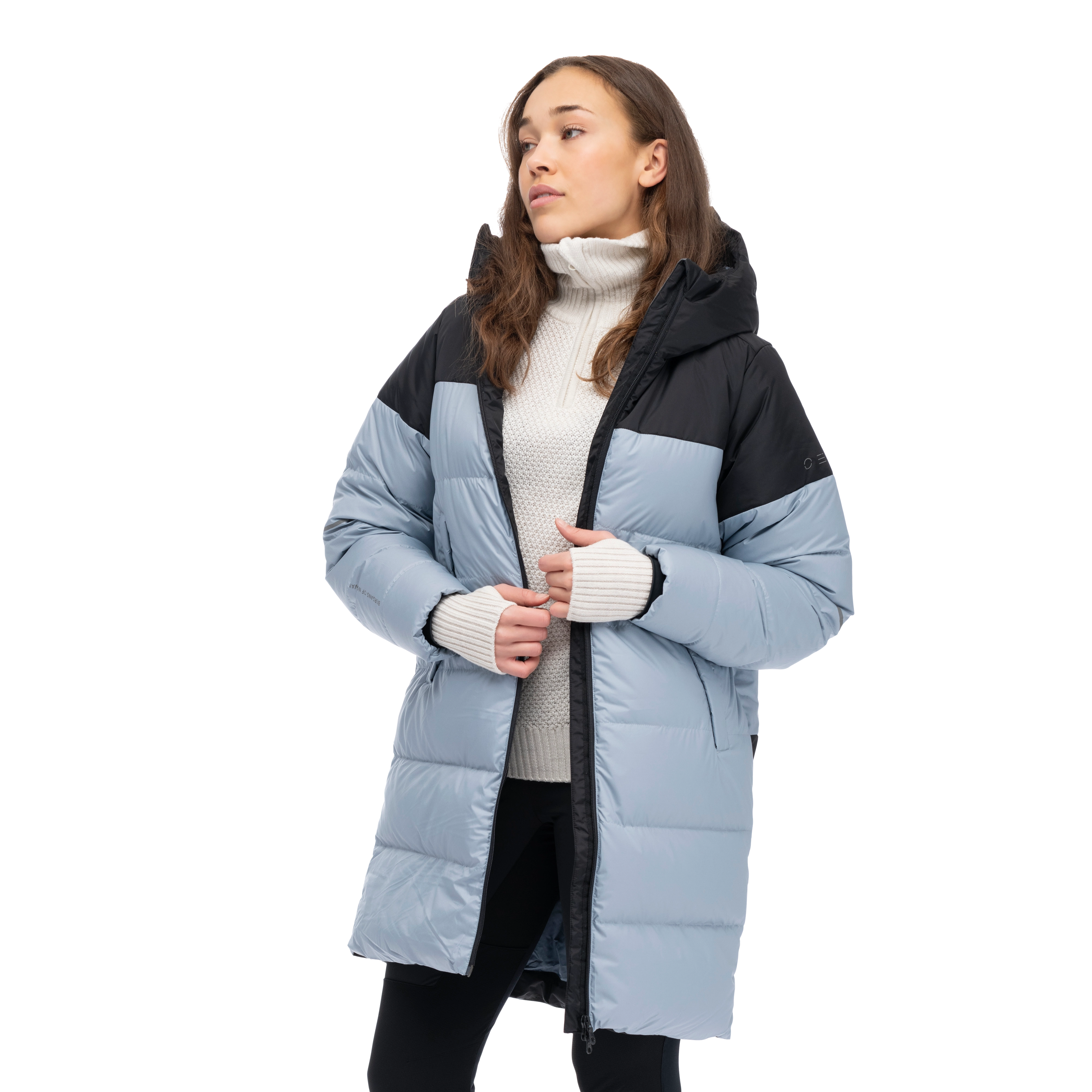 Oslo Urban Down Parka Husky Blue / Black