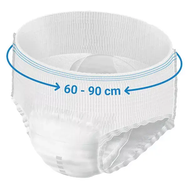 Roupa íntima Hartmann Confidence Mobile com absorção de 6 gotas, tamanho P (14 unidades).