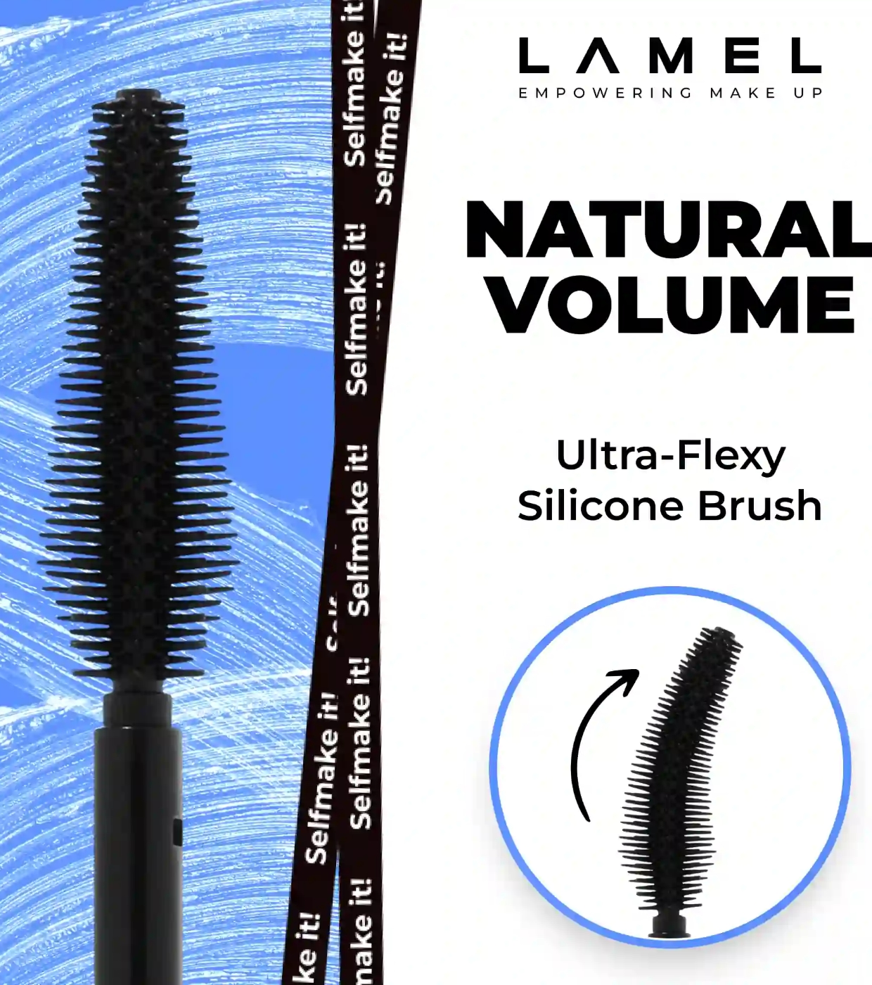 Lamel - Rímel Volume & Define - 404: Black