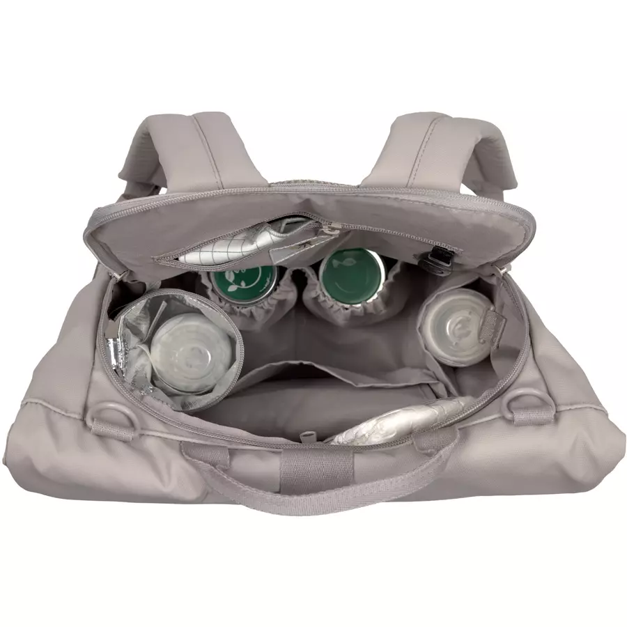 LÄSSIG Wickelrucksack Rolltop Up Backpack taupe