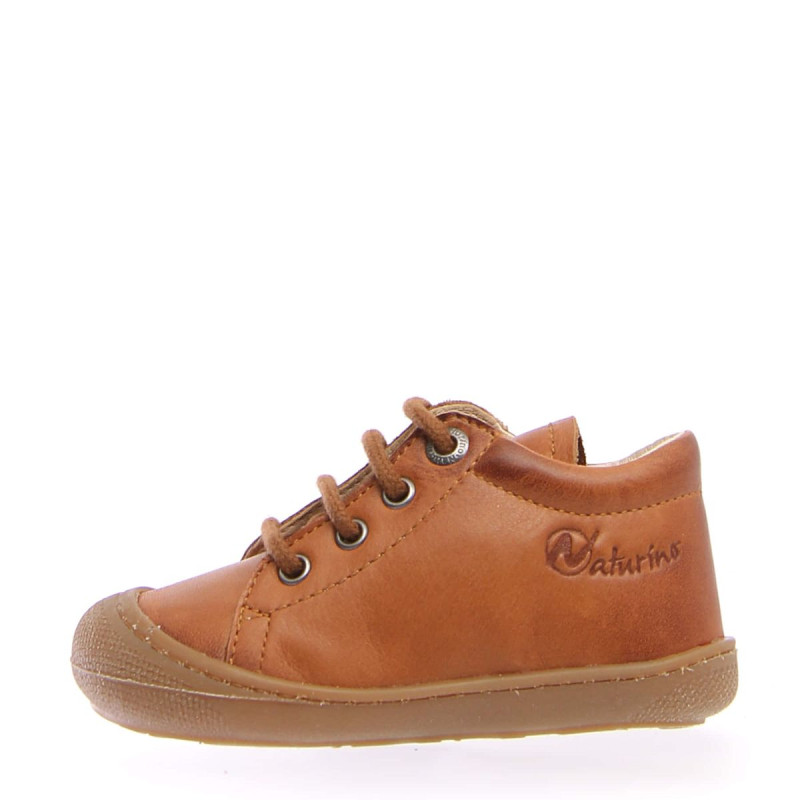 Naturino Naturino Cocoon Supersouple Lacets Cognac