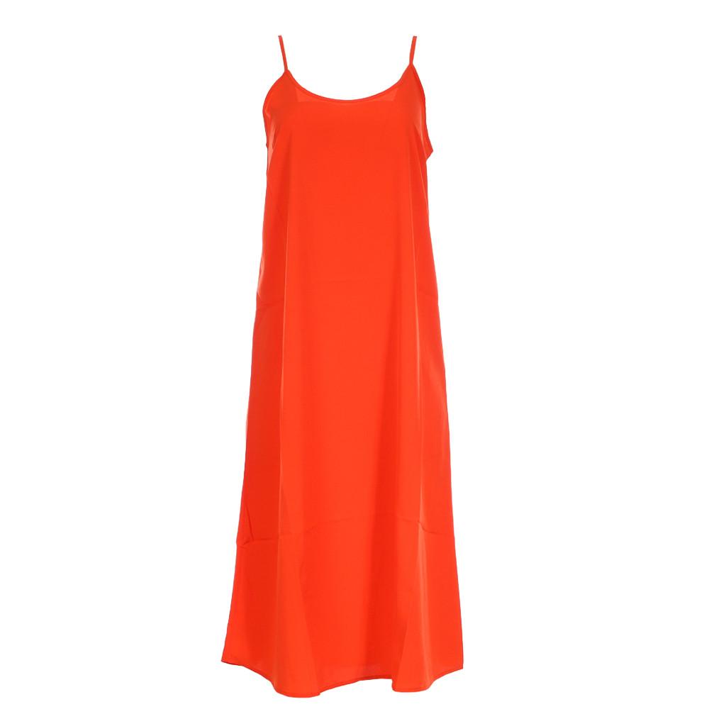 Vero Moda Robe Rouge mi-longue Femme Vero Moda Jeanett