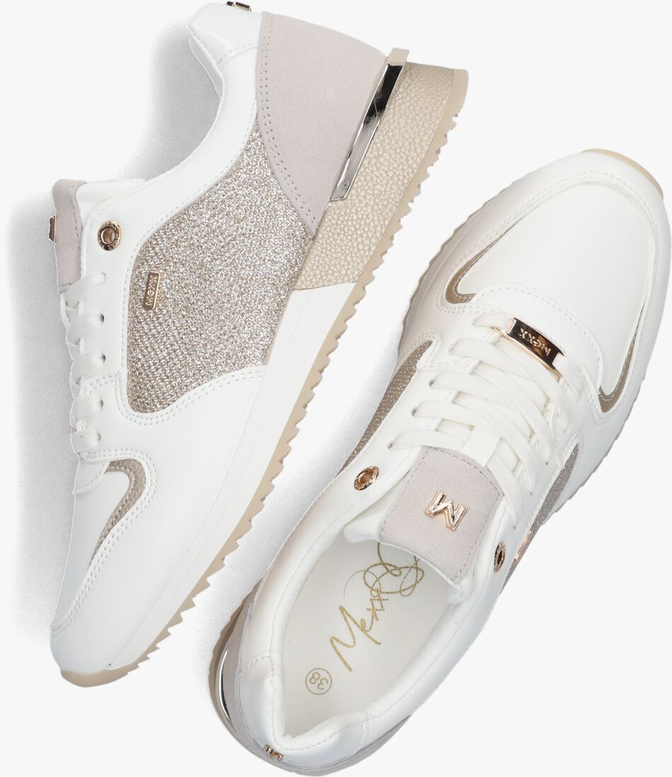 MEXX witte mexx lage sneakers fleur