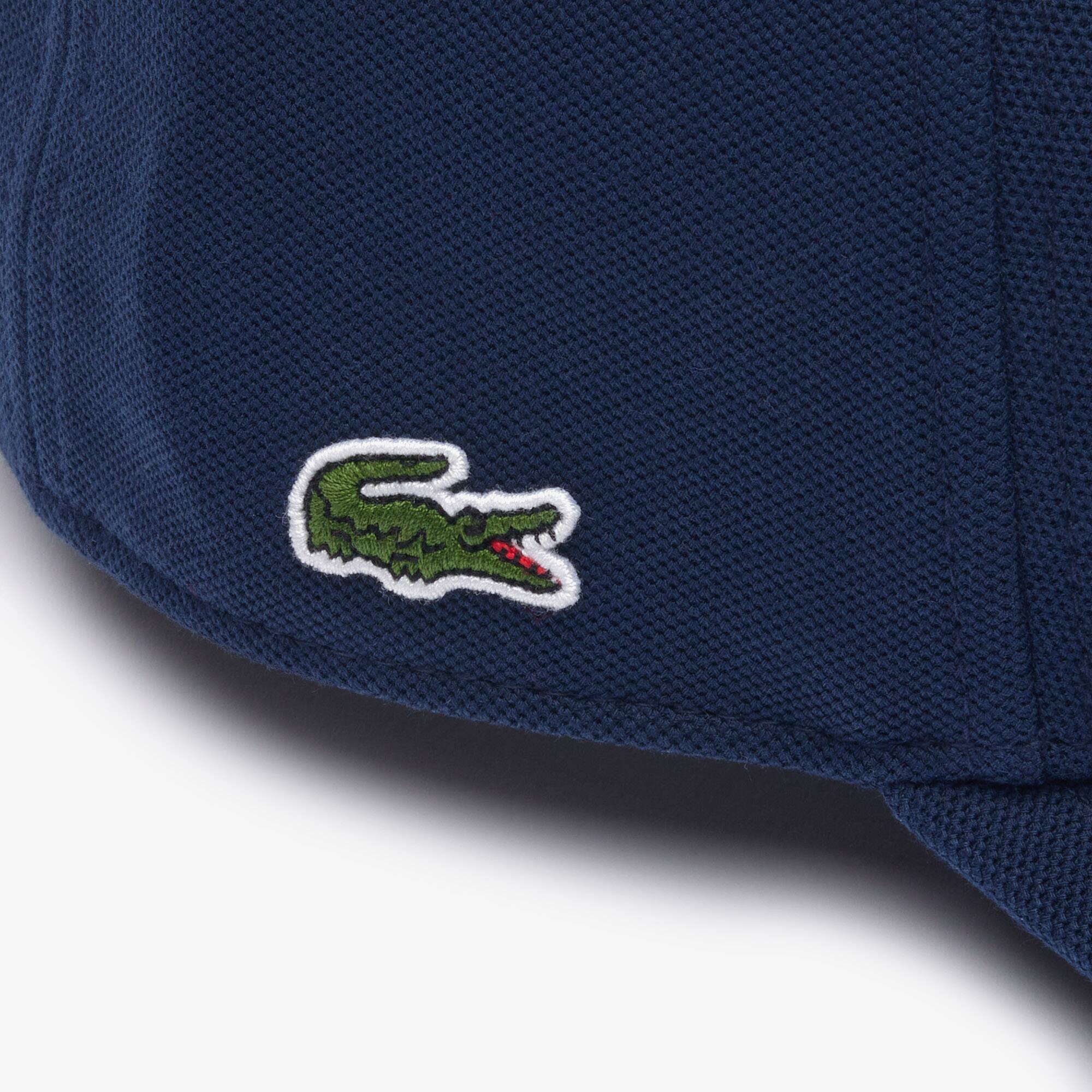 Baseball Cap aus Baumwoll-Piqué mit 3D-Stickerei Caps & Hüte - Blau - Lacoste - Unisex