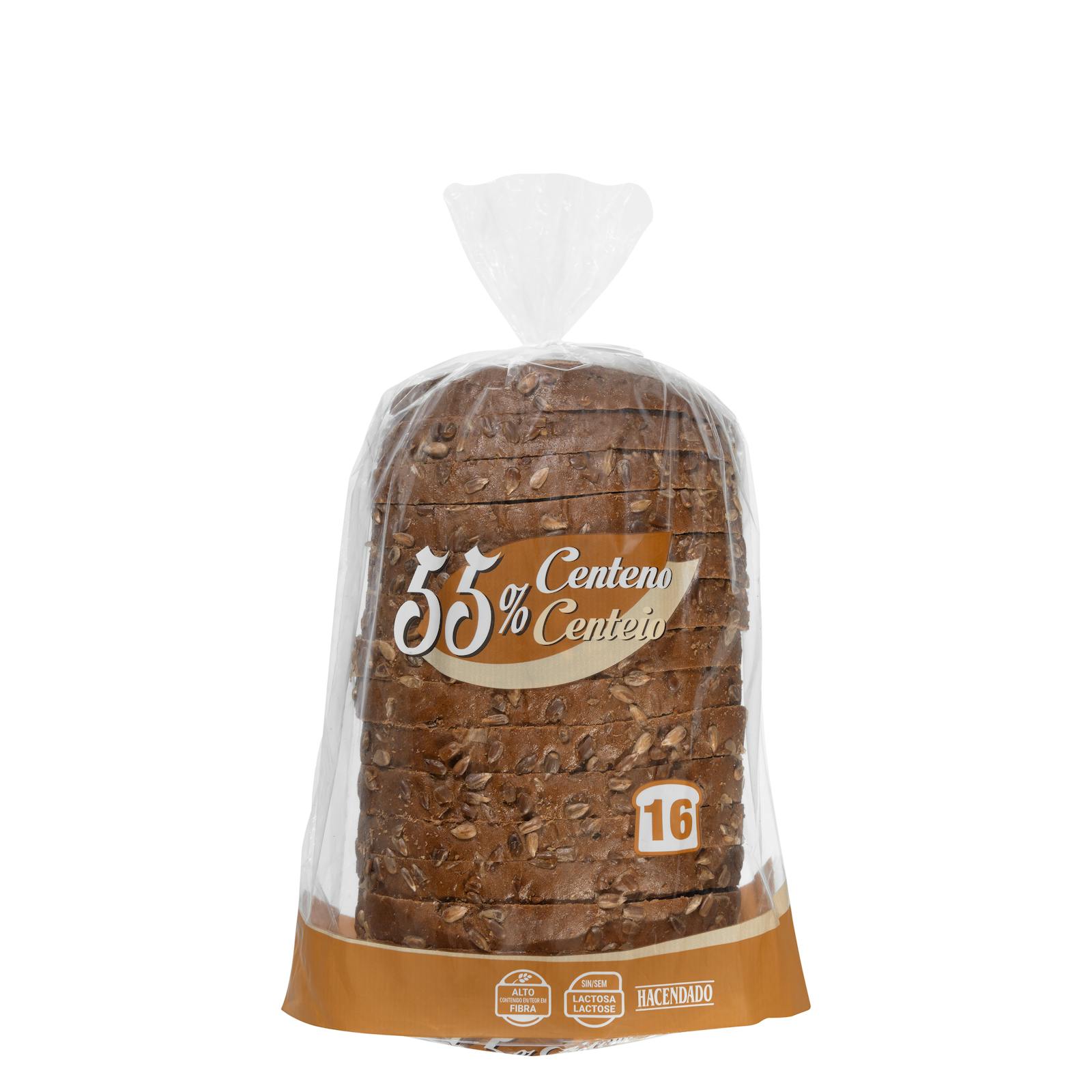 Pain de mie de seigle Hacendado 55%