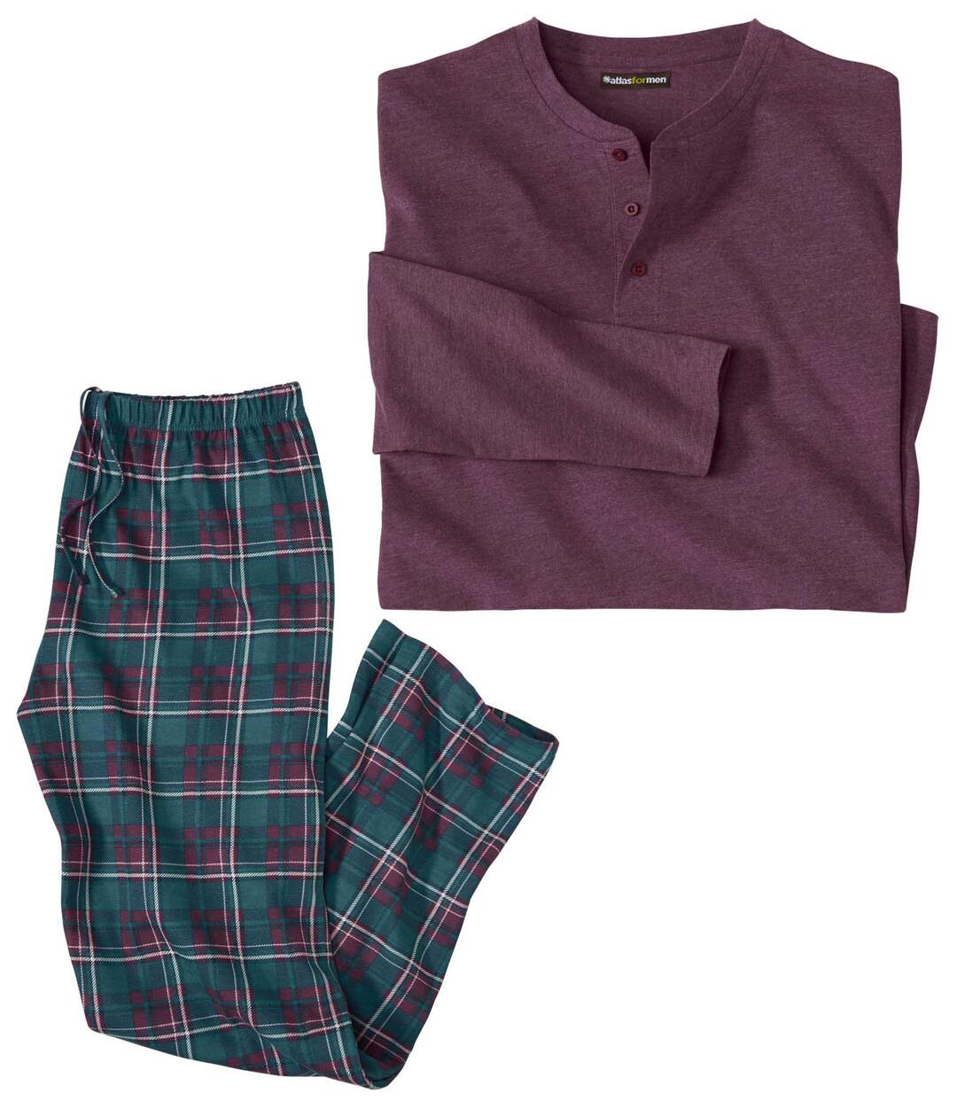 Pyjama Jersey à Carreaux