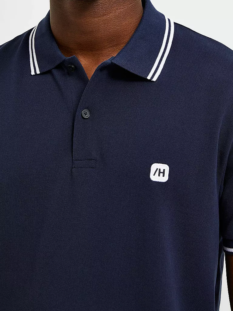 SELECTED Poloshirt SLHDANTE  blau